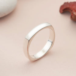 Classic Men Sterling Silver Ring Ring