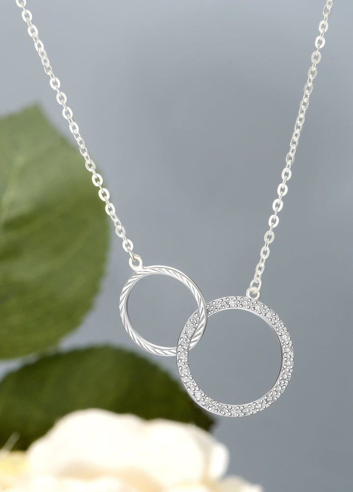 Mother Daughter Necklace Personalized Sterling Silver – Ornata