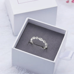 CZ Sterling Silver Simple Stackable Rings Stacking Ring