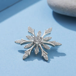 Snowflake Sterling Silver Pendant Pendant