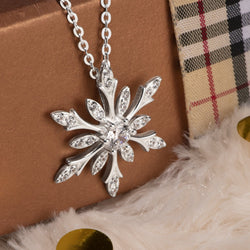 Snowflake Sterling Silver Pendant Pendant