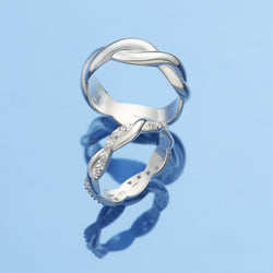 Twisted Braid Couple Ring