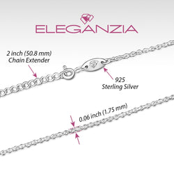 Adjustable Sterling Silver Necklace Chain for Men and Women Chain