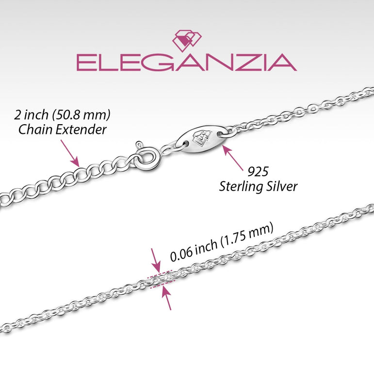 Adjustable Sterling Silver Necklace Chain for Men and Women Chain