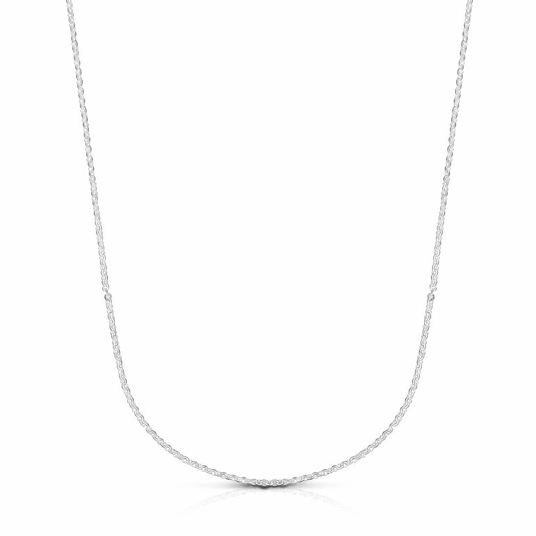 Adjustable Sterling Silver Necklace Chain for Men and Women Chain 24"