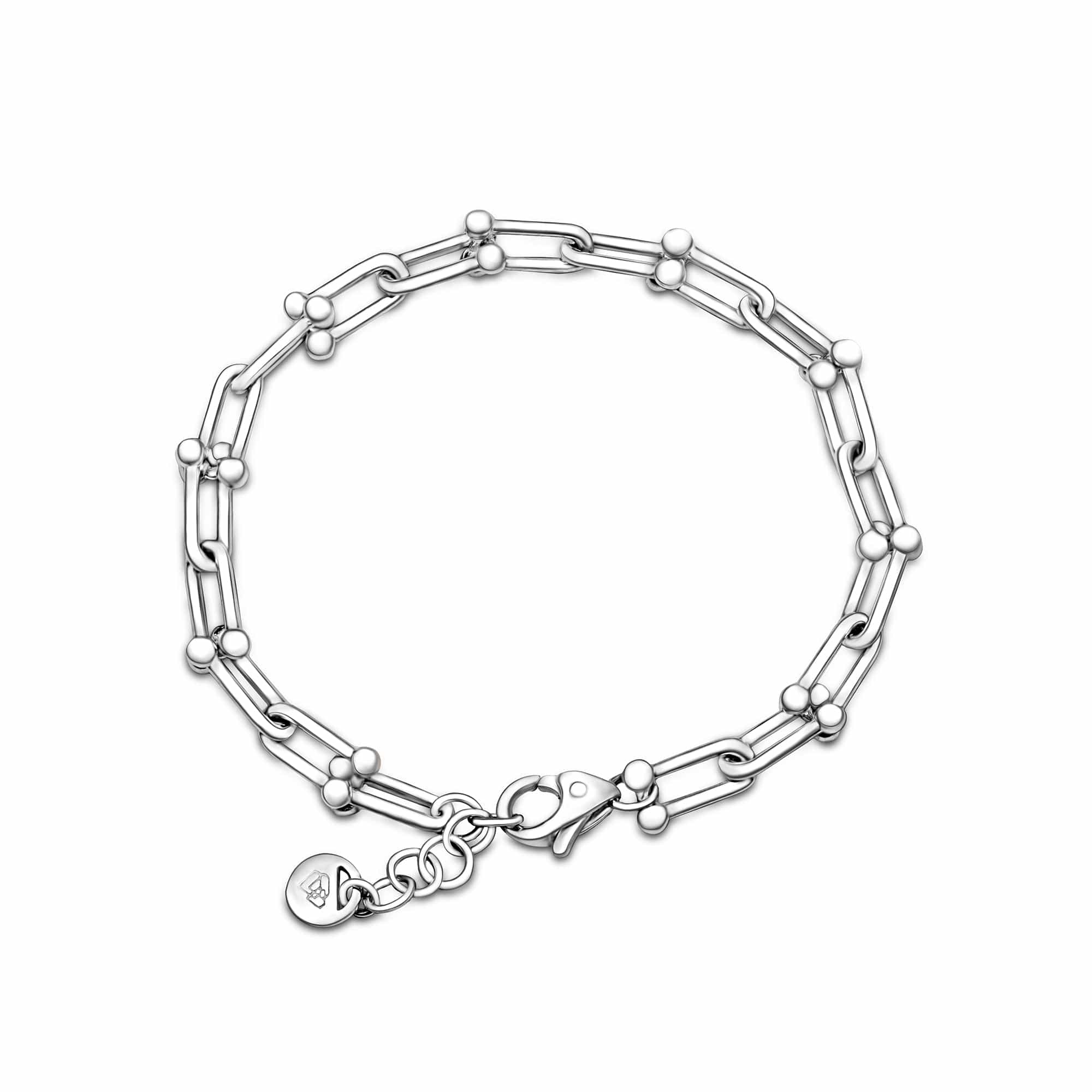 U Link Chain Bracelet Sterling Silver Horseshoe Bracelet Bracelet