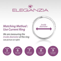 Spiral CZ Simple Wedding Rings Sterling Silver Wedding Ring